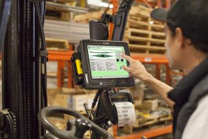 enterprise mobility enables workers to run reports and print labels from anywhere in the warehouse