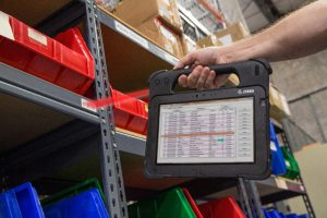 X10 Rugged Tablet Used In Warehouse - Barcode Scanning for Inventory Management